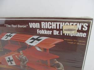 lot 167 image: Vintage Revell Von Richthofens Fokker Triplane The Red Baron