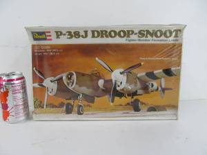 lot 184 image: Vintage Revell P-38J Droop-Snoot