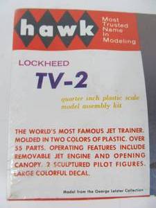 lot 193 image: Vintage Hawk Lockheed TV-2 Navy Jet Trainer