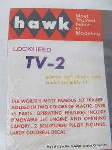 lot 196 image: Vintage Hawk Lockheed TV-2 Navy Jet Trainer