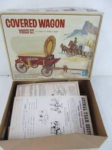 lot 279 image: Vintage Craft Master Covered Wagon Wooden Kit