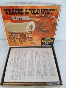 lot 280 image: Vintage Craft Master Wagons of the Old West Wooden Kit