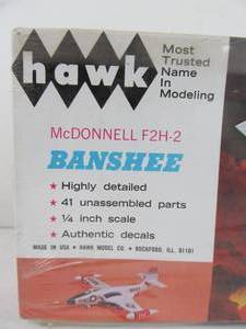 lot 299 image: Vintage Hawk McDonnell F2H-2 Banshee