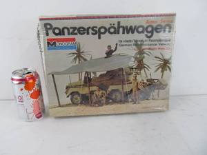 lot 302 image: Vintage Monogram Armor Series Panzerspahwagen German Vehicle