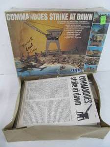 lot 305 image: Vintage MPC Commandoes Strike At Dawn - Tower & Land Only