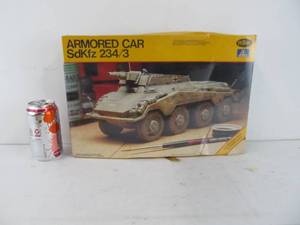 lot 319 image: Vintage Testors Armored Car SdKfz 2343