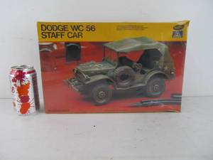 lot 322 image: Vintage Testors Dodge WC 56 Staff Car