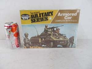 lot 330 image: Life-Like Hobby Kits Military Series Armored Car