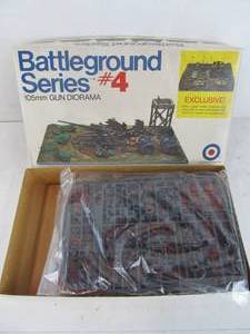 lot 336 image: Vintage Entex Battleground Series #4 - 105mm Gun Diorama