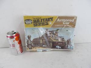 lot 349 image: Life-Like Hobby Kits Military Series Armored Car
