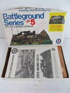 lot 355 image: Vintage Entex Battleground Series #5 - KFZ 250 Carrier Diorama