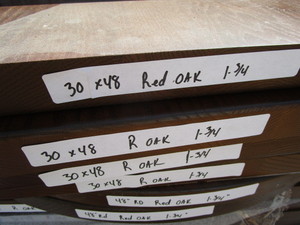 Red Oak & Walnut