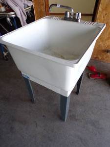 lot 24 image: Laundry Sink with Faucet