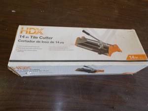 lot 125 image: 14 Tile Cutter