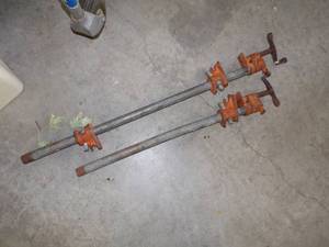 lot 148 image: Pair of Pipe Clamps