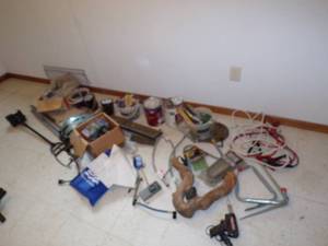 lot 159 image: Mics. Stuff - Jumper Cable, Soldering Gun