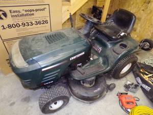 lot 49 image: Craftsman 38 Deck Lawnmower