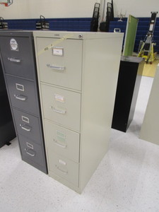 lot 347 image: (2) 4 Drawer File Cabinets