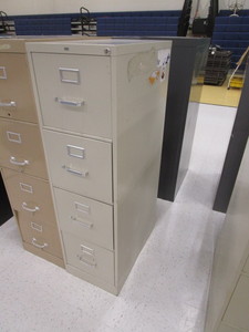 lot 349 image: (2) 4 Drawer File Cabinets