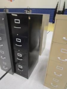 lot 350 image: (2) 4 Drawer File Cabinets