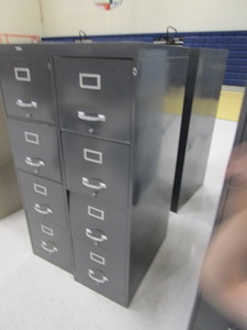 lot 351 image: (2) 4 Drawer File Cabinets