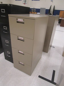 lot 356 image: (2) 4 Drawer File Cabinets