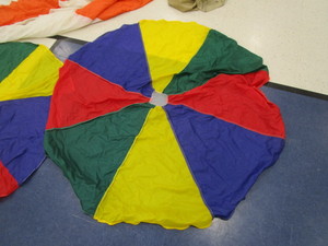 lot 375 image: (1) Large & (2) Small Parachutes