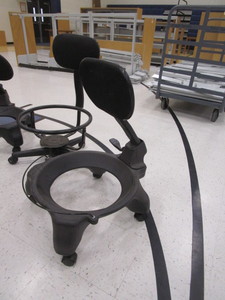 lot 383 image: (3) Yoga Ball Chairs