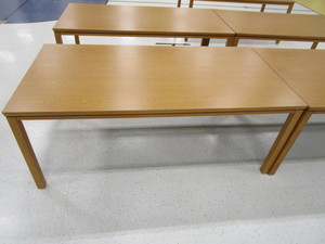 lot 398 image: (2) Tables 3x6x29