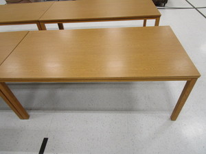 lot 399 image: (2) Tables 3x6x29