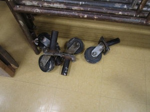 lot 291 image: (4) Sections of Scaffolding wWheels & Boards