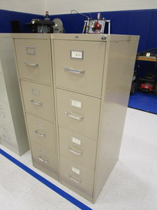 lot 69 image: (2) 4 Drawer File Cabinets