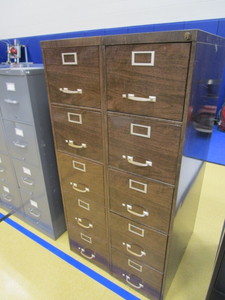 lot 73 image: (2) 5 Drawer File Cabinets