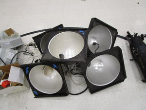 lot 112 image: High Bay Lights, Theater Lights, Ballasts & Capacitors