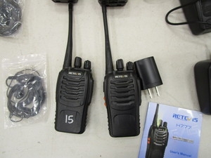 lot 141 image: (4) Retevis 2 Way Radios