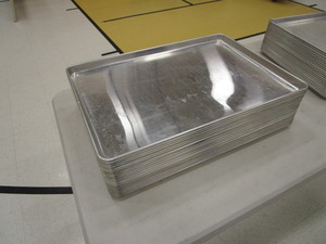 lot 164 image: (19) (New) Alum Baking Sheets 18x26