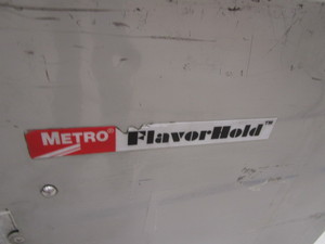lot 175 image: Metro Flavor Hold Food Warmer on Wheels 20x25x36
