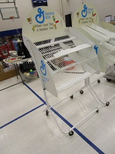 lot 176 image: (2) Cereal Racks 28x31x60