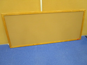 lot 177 image: (3) Large Bulletin Boards (2) 4x8 (1) 3x7
