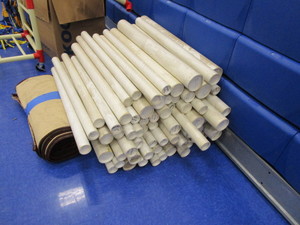 lot 183 image: Blue Print Tubes & Shirt Stringer Decoration