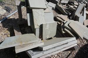 Pallet of Cut Blue Stone Steps