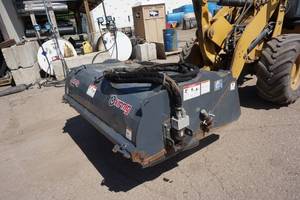 Virnig Brand Universal Mount Bobcat Skid Loader Skid Steer 72 Hydraulic Sweeper Attachment
