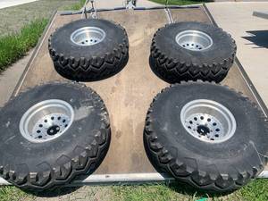 lot 2 image: SET OF 4 FIRESTONE ALL TERRAIN TX  39 x 15.5-15LT