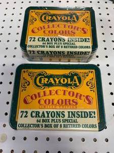 lot 56 image: Lot of 2 New Collectors Edition Crayola Crayons