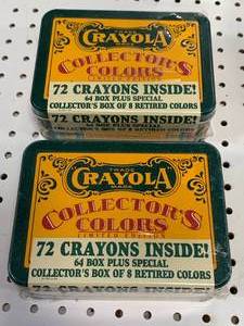 lot 57 image: Lot of 2 New Collectors Edition Crayola Crayons