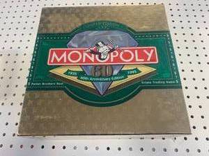 lot 59 image: New, Sealed 60th Anniversary Monopoly Set