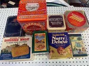 lot 62 image: Lot of Metal Tins
