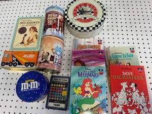 lot 64 image: Books, Tins, Game