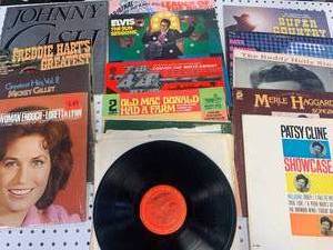 lot 67 image: Vintage Record  Album Lot
