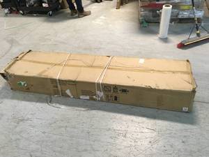 lot 40 image: Husky Ready-to-Assemble 24-Gauge Steel Freestanding Garage Cabinet in Black (30 in. W x 72 in. H x 18 in. D) - Review all pictures